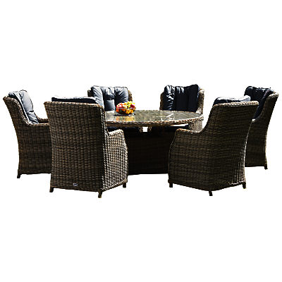 Royalcraft Wentworth Oval High Back 7-Piece Dining Set Royalcraft Wentworth Oval High Back 7-Piece Dining Set